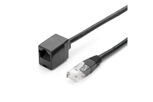 Panel Mount Rj45 Male to Rj45 Female Extension Cable 8P8C Rj45 Cable Female Socket Network Ethernet Cable