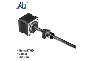NEMA 17 Hybrid Through-Type Linear Stepper Motor ROHS Certified NEMA Size For 3D Printer And Industrial Control