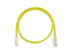 Ultra-Fine Soft Gold Plated Snagless CMG Fire Rated Multi-Strand Gigabit CAT6 UTP 6 Jumper High-Speed Thin-Wire Network Cable