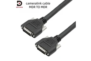 DFX CameraLink Cable 1m High Flex PVC Jacket Shielded MDR/SDR Connectors for Machine Vision Industry Camera