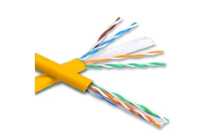 Custom Size CAT6 U/UTP Internet Patch Cord 0.574+mm PVC Jacket Network Cable 23AWG LAN Cable 100m FTP Shielded Cable