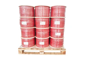 HOTION CAT 3 Fire Alarm Cable 2core*1.5mm Red Jacket Silicone Rubber Insulation BS6387 EN50200 PH30 500m