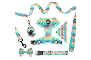 Hanyang OEM Factory Wholesale Low Moq Custom Logo Harnesses For Dogs Harness And Leash Set Dog Harness