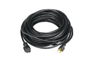 Heavy Duty Generator Power 15A 125V 3-Pin 1875 Watts 5-15P/5-15R Extension Cord Power Cord