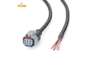 CAN Bus AMP 1745078-1 to Wire End Automotive Mobile Cable Industrial automation Drag Chain High Current Compatible IFM E12834