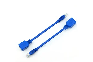 RJ45 Male Female Network Ethernet Patch Cord CAT6 FTP LAN Cable Extension UTP Shield Solid 1m/5m Length Bare Copper