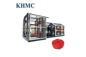 Double Twist Danlian Rope Twister Machine with Motor for High Productivity Plastic Rope Production 4/3 Strand Structure
