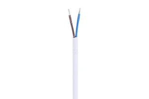 Ac Power Cord SJTOW 2 Wire Stripped Ends Industrial Equipment Use PVC Material