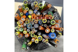 Custom Industrial Multicore Low Voltage Pipeline Inspection Sewer Camera Cable RS485 Data Transmission Wire Braided Shielding
