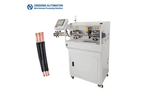 Automatic Large Cable Cutter Stripper Machine Touch Screen Wire Peeling Equipment for Industrial Power Cable Processing System