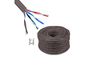 Factory Direct Supply Ethernet Cable Anti Interference Reliable Cat5e U/UTP Ethernet Lan Cable for Office Network Engineering