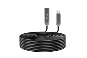 USB3.0 AOC Cable Type-A Male to Female Hybrid Active Optical Industrial Camera Cable for Machine 15/20/30/50M