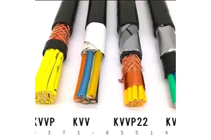 KVVP Shielded Anti-interference Copper Conductor Multi-core Control Cable PVC Insulation Jacket Low Voltage for Home Industrial