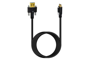 Gold Plated USB3.1Type-C to USB3.0 A male Screw Industrial Camera Lock Panel Data Cable