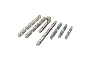 OEM Custom Aluminum Neutral Bar Terminal Connector Aluminum Alloy 6061-T6, 7075, 6063