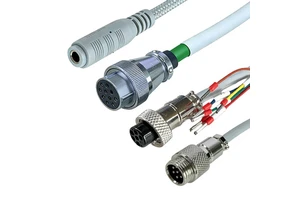Durable 5 Core Copper Wire Straight Type Power Supply Heavy Industrial Machine Power Cable Wiring Harness Waterproof M12 Cable