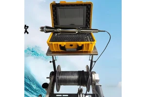 Hydrogeological Detection 304 Stainless Steel Material 80mm Spherical CCD Camera ABS Main Control Box 500m Night SD Card 1 Year