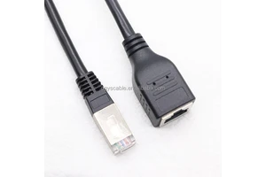 RJ45 8P8C Male to Female Extension Cable RJ45 Female Extension Cord for Telephone