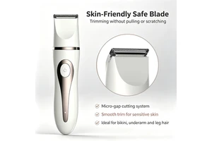 Women Bikini Shaver Type-c Rechargeable Bikini Trimmer Skin-Safe Cordless Hair Trimmer for Women