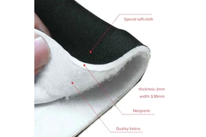 Neoprene Cable Cover Organizer, Cuttable Neoprene Wire Sleeve for Home Office Wire Hiding