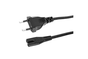 VDE Certified CEE IEC AC Power Cord 2.5A 250V European 2-Pin IP20 Rated XUZHAO Brand Cable for Home Appliance