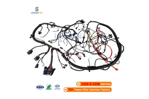 Lesun Factory Manufacturing Custom Wiring Harness Auto Electrical Cables Wire Harness Assembly Made In Shunde