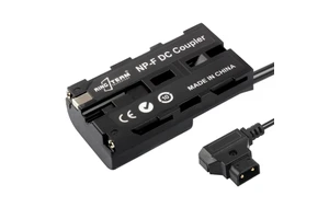 DK-415 NEW D-TAP Coiled Cable To Half Decoding DC Coupler NP-F550 F550 For Fill Light Monitor Equipment With DC 5.5mm Female