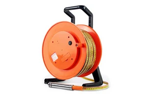 Custom Length 50m 100m 300m Underground Water Level Indicator Steel Tape Electronic Depth Meter Cable Light Testing Equipment