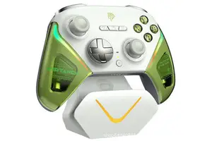 Wireless Tri Mode Gamepad Hall Effect Joystick Six Axis Gyro Anti Drift for Switch Android IOS PC