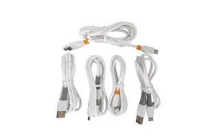 OEM ODM Custom Branded 3A Fast Charging Braid Shielded Micro-USB Data Cable with Private Label and Wholesale Packaging