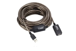 USB2.0 Extension Cable 5.1m/15m Oxygen-Free Copper USB Male Female Signal Amplifier Wireless Network Card Data