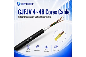 SM MM Indoor Fiber Optic Cable 4-48 Cores For Patch Cord Connector And Network Cabling