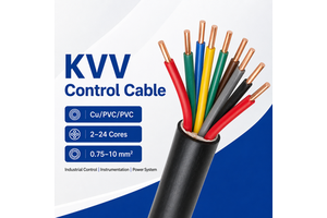 KVV Copper Control Cable for Industrial Plant Control Systems and Electrical Installation