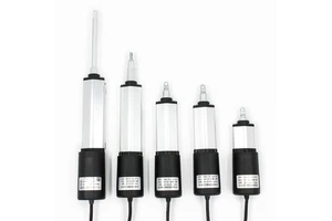 12V 10-500mm Stroke Micro Linear Motor Low Noise 100N Any Stroke Quick Small Tubular Linear Actuator 50mm