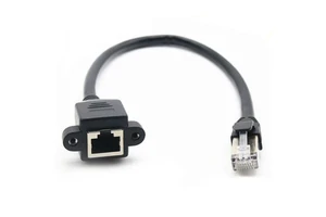 Cantell 0.3M Ethernet Internet Network LAN RJ45 Male to Female Extension Cord Cable