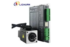 Lichuan DS-P Low Voltage 24V 6A 100W Servo Motor Controller 3000RPM IP65 0.32N.m DC Servo Motor Drivers Kit for Automated Robot