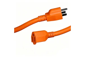 Orange 25 50 100 Ft Power Cords & Extension Cords Heavy Duty SJTW 12/3 Electrical Supplies for Industrial Workshop