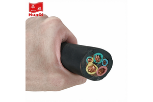 Huaqi YGTZ 3*25+2*10mm² Elevator Special Cable High Flexible Rubber Lift Cable