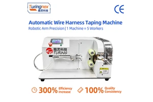 Turing TR-303XL Automatic Wire Harness Cable Taping Machine with Full/Point/Multi-Segment Wrapping 220V/110V Power Supply