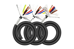 0.3mm TRVVP 2/3/4 Cores Shielded Drag Chain Towline Cable Copper Wire Towline TRVV Cable
