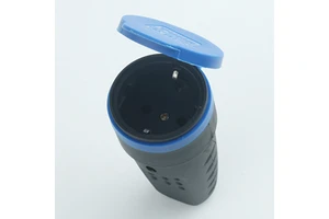 Heavy duty EU Schuko rubber extension socket, wiring female connector, suitable for car washing machine camping site
