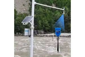 High Accuracy Water Level Meter Sensor Non-Contacting Open Channel River Bell Mouth radar Level Transmitter Sensor
