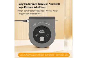45000RPM High Speed Nail Drill Factory Custom Brushless Hidden Touch Screen Dual Control for Distributor