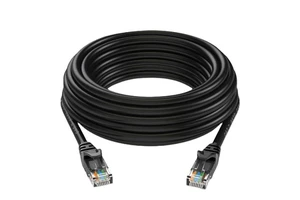 CAT6A RJ45 Ethernet Cable PVC Jacket 24AWG Patch Cord LAN UTP Bare Copper Communication