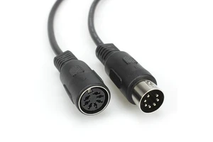 Custom Length DIN 5pin 7 Pin Male to Male Extension Cable 1m for Camera DVD Player Monitor & Speaker-Stock