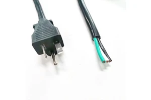 Heavy Duty Nema C19 Mining Machine Power Cord 12awg Nema 5-20p to 3-Wire Stripped End Customized 6-20p Power Cord
