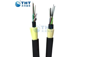 Made in China ADSS G652D Aramid Yarn FRP Reinforcement Fiber Optic Cable