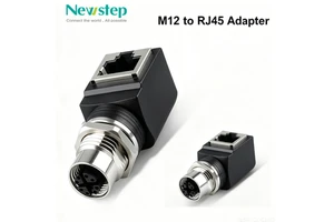 M12 X Coded To M12 X Coded 8 Pin Cat6A Industrial Ethernet Cable IP67 Shielded 10Gbps Patch Cord For Robot Automation Network