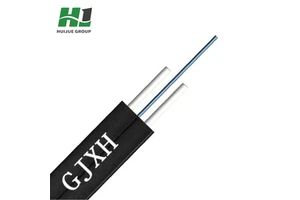 Huijue Drop Cable 2-Core Multi Mode/Single Mode Optical Fiber CE Certified Easy-Strip For FTTH/Indoor Networking Wiring