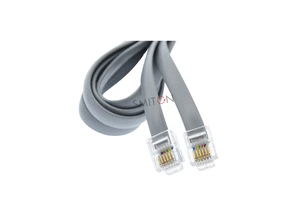 6 Core 26AWG Flat Cables RJ12 Modular Telephone Extension Phone Line Cables